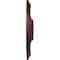 Ekena Millwork Vincent Ceiling Medallion (Fits Canopies up to 6"), Hand-Painted Brushed Mahogany, 26"OD x 3"P CM26VIBMF - alternate 3